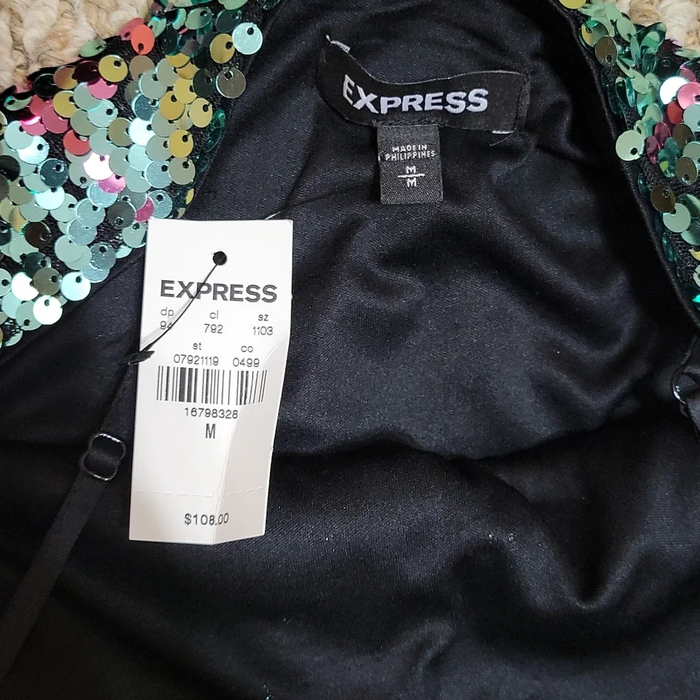 Express Sequin Dress - Picture 2 of 3